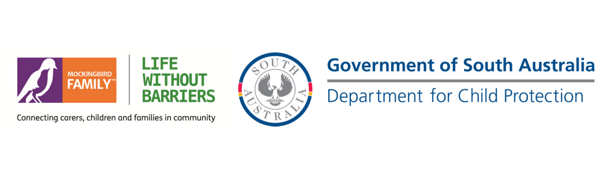 Mockingbird, LWB, SA GOV logos