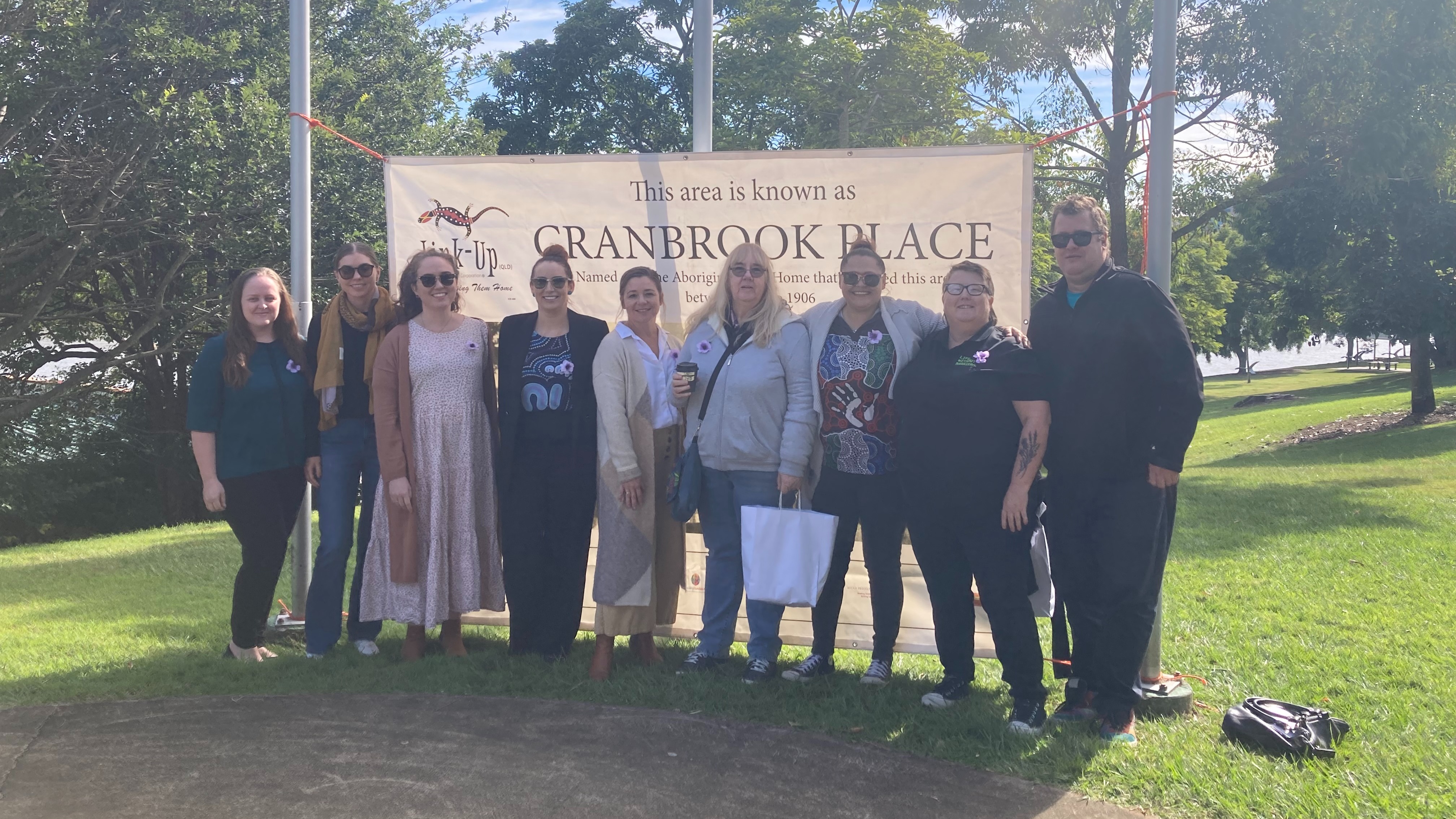Life Without Barriers staff at the National Sorry Day Breakfast in Queensland.