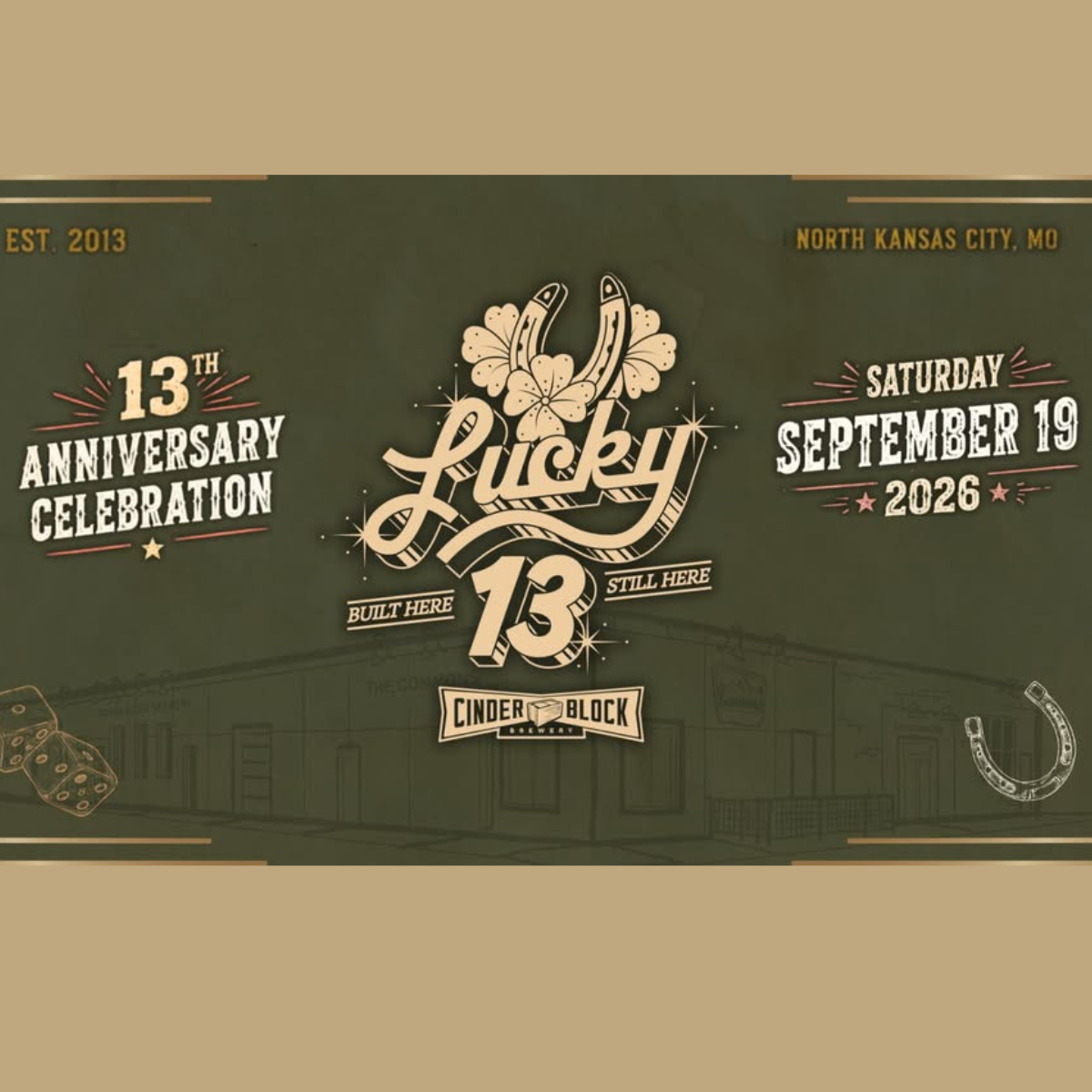 Cinder Block's Lucky 13th Anniversary!