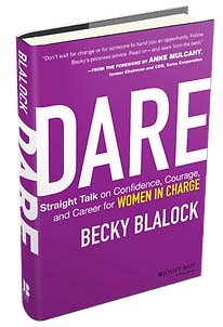 Author of Dare: Straight Talk on Confidence, Courage, and Career for Women in Charge