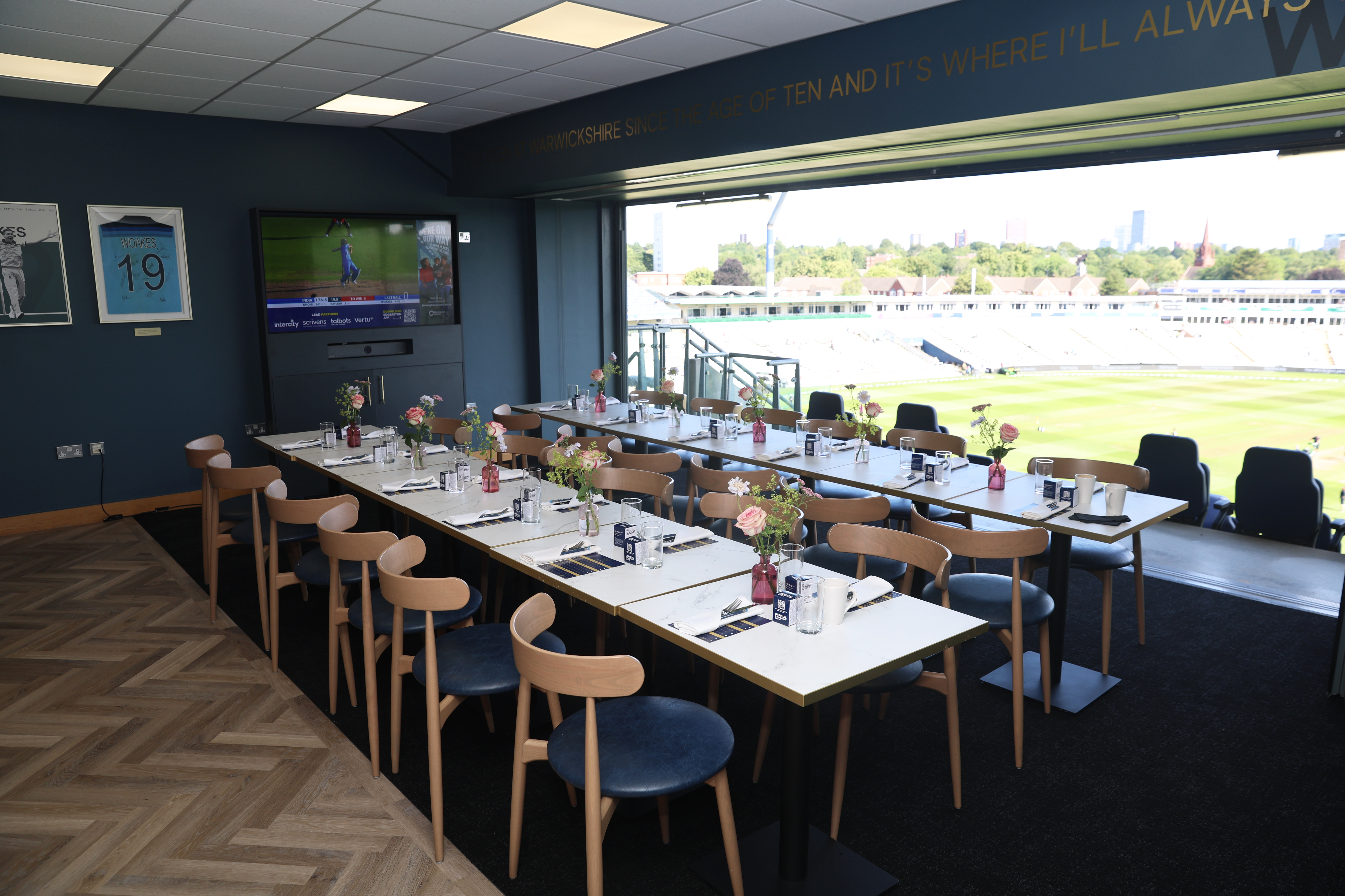 Executive Box at Edgbaston Stadium