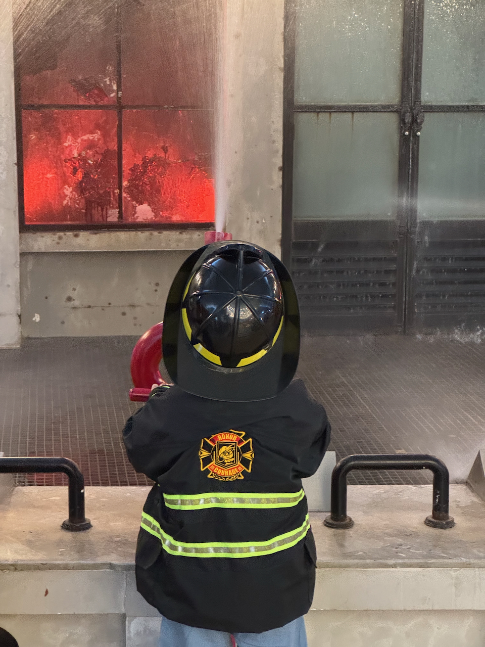 What do you mean a firefighter cannot just keep roaming around in the fire truck?