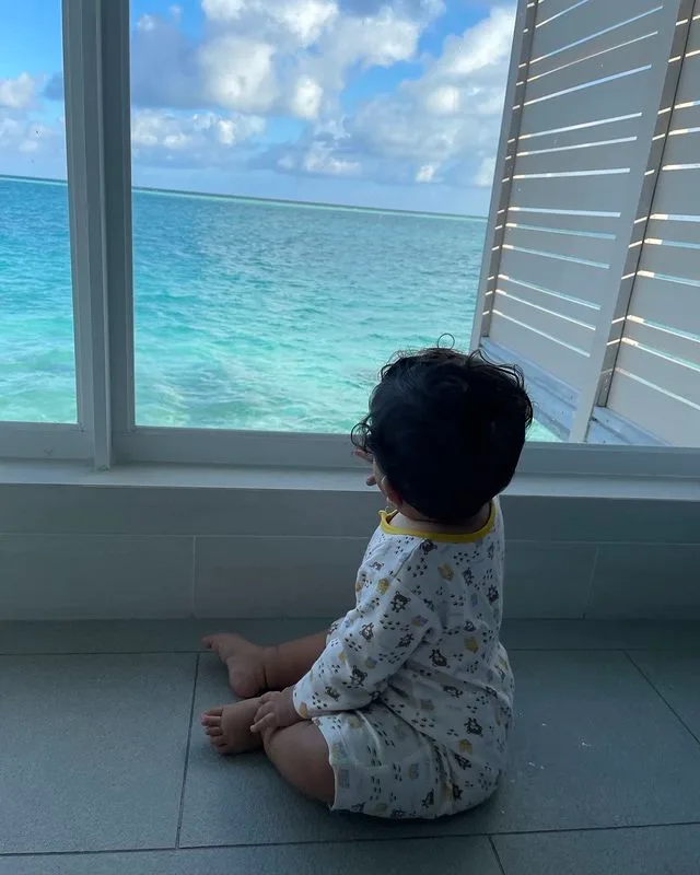 A week in the blue - Maldives with a Toddler