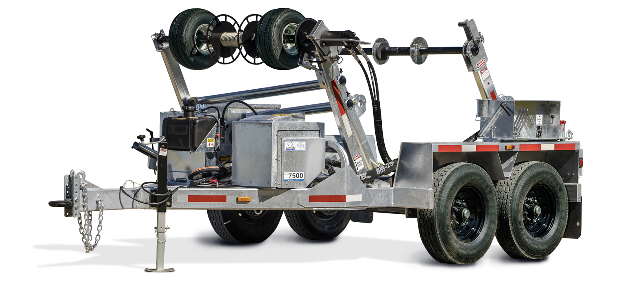 Larson Cable Trailer -7500  W/ Figure 8 Attachment