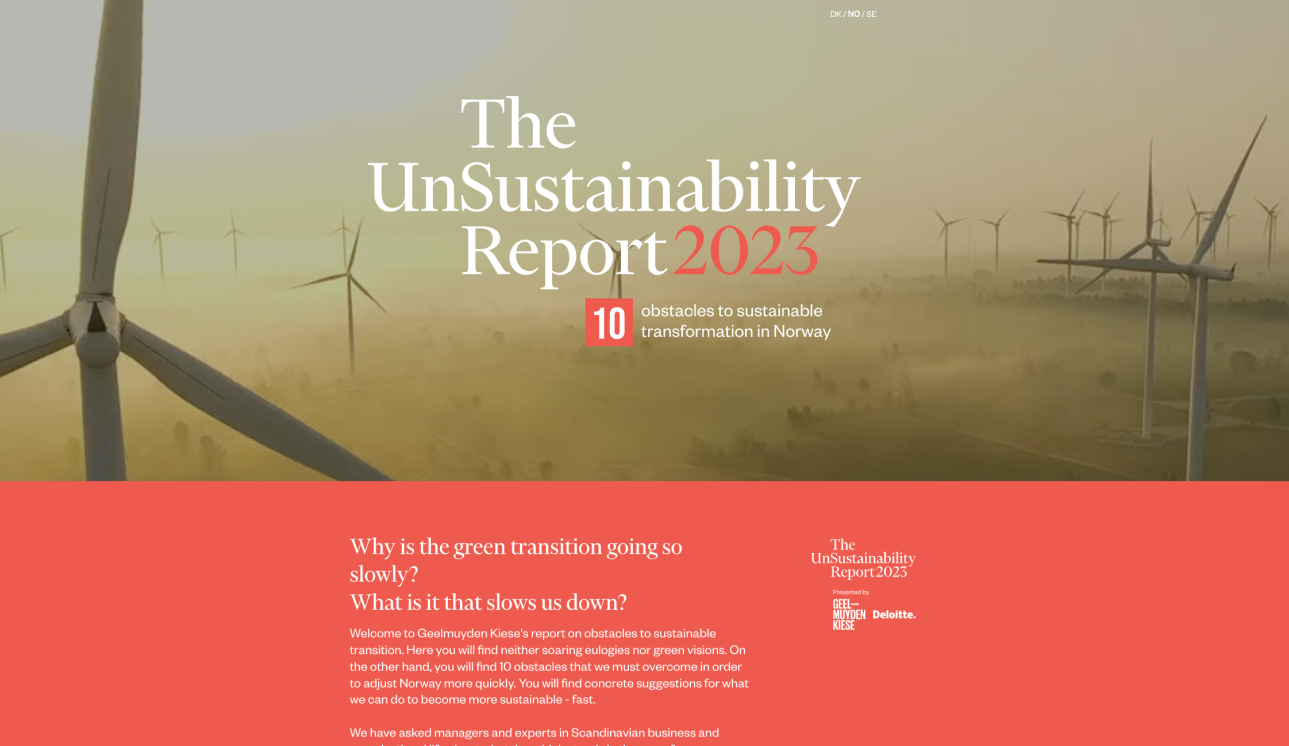 The UnSustainability Report 2023