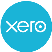 blue logo circle for Xero
