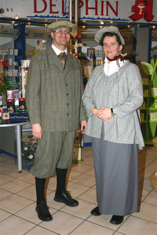 Historisches Markttreiben in der Straßburg-Passage Görlitz