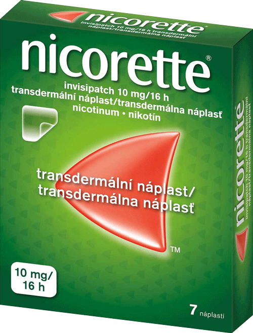 Nicorette® invisipatch 10 mg/16 h transdermální náplast