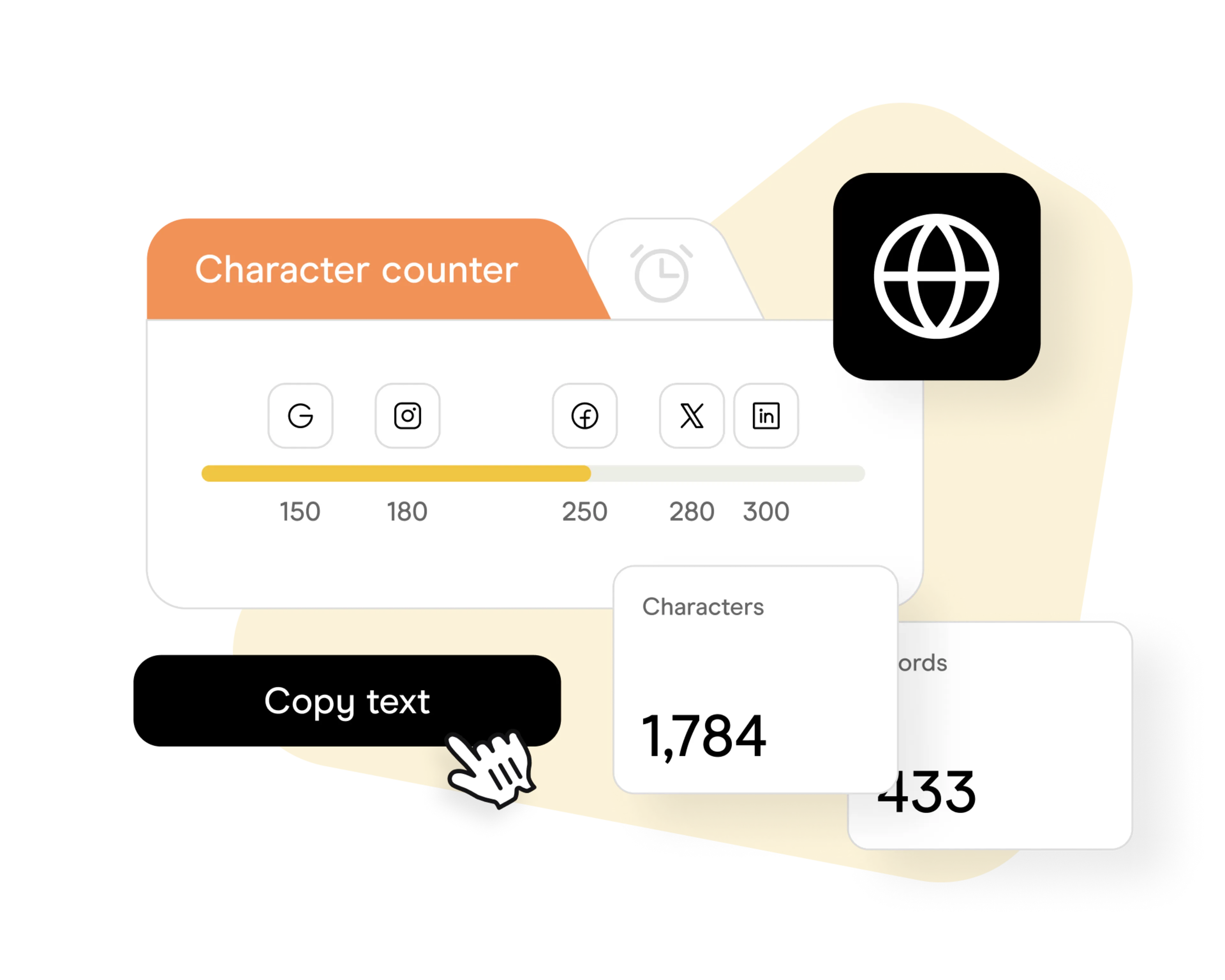 Character Counter Benefit 2