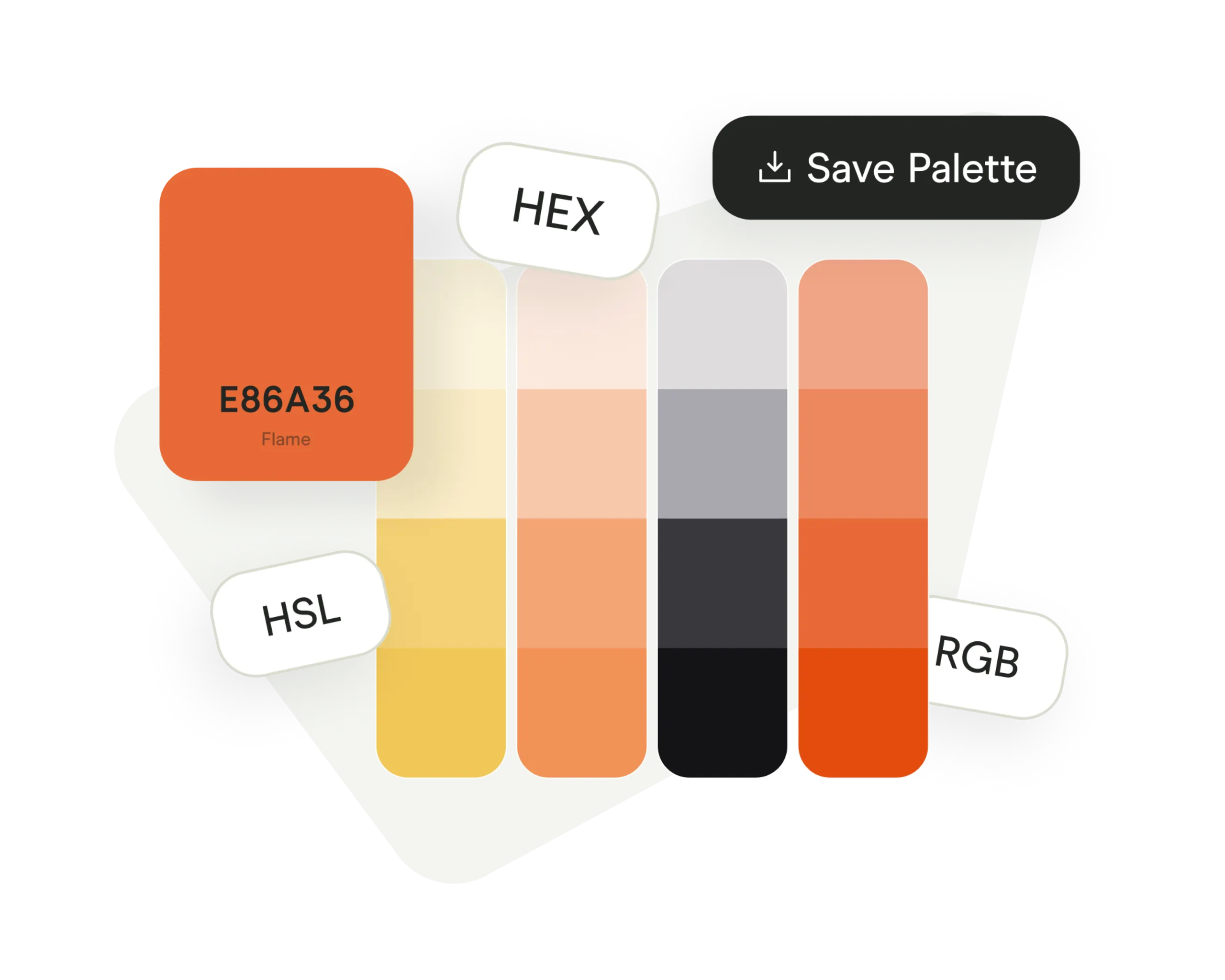 Color Chart: Named, Vibrant, Pastel and Neon Colors