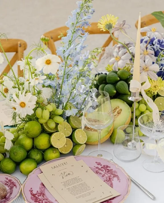 Tasty touches wedding theme list photo