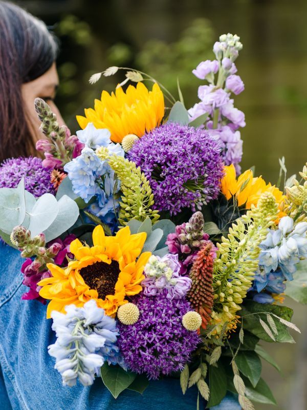 Colorful summer bouquet