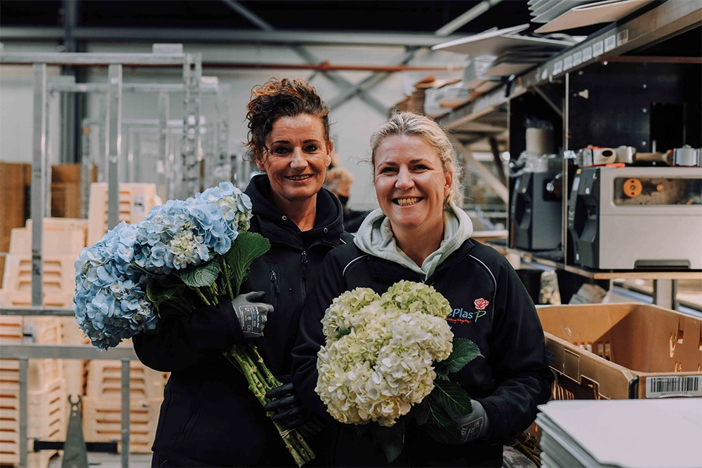 Flower wholesale employees