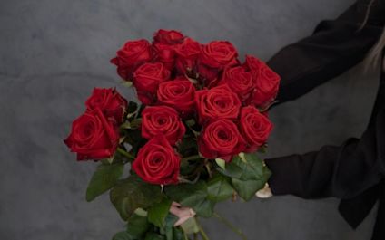 Kytice červených růží