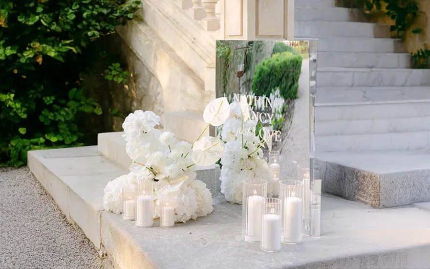 Wedding pagina Heavenly White block 1