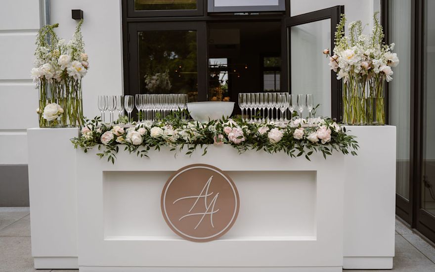 Peonies as wedding flower