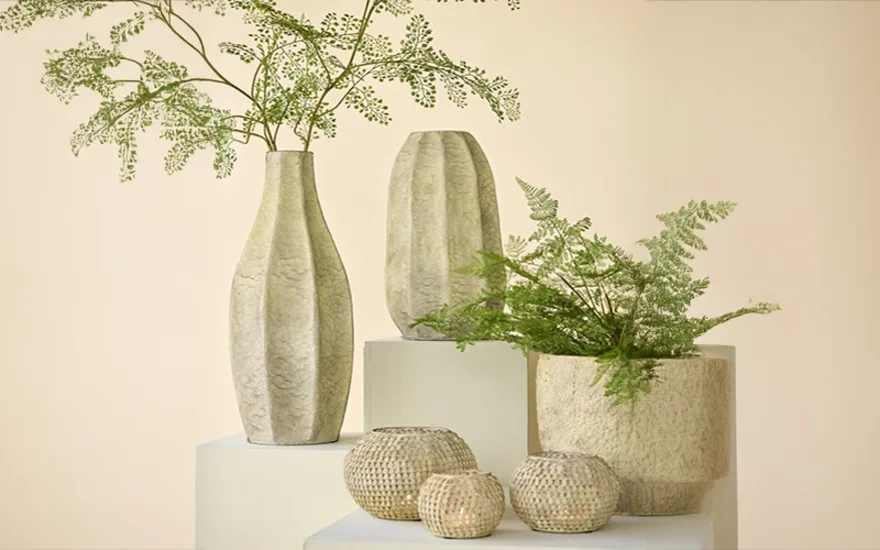 Silk plants - delicate ferns