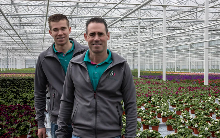 Skleník Grootscholten s pracovníky