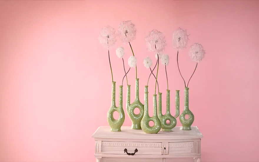 Artificial delicate dandelion seedheads