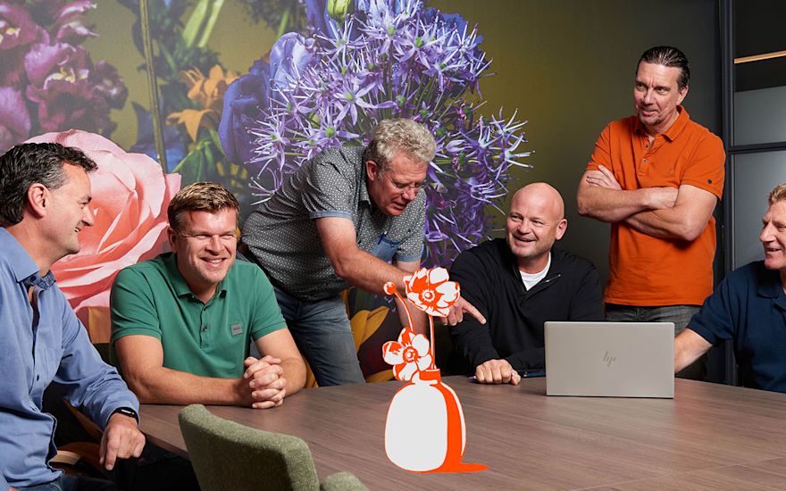 Customer Support Team | Van der Plas grossiste en fleurs