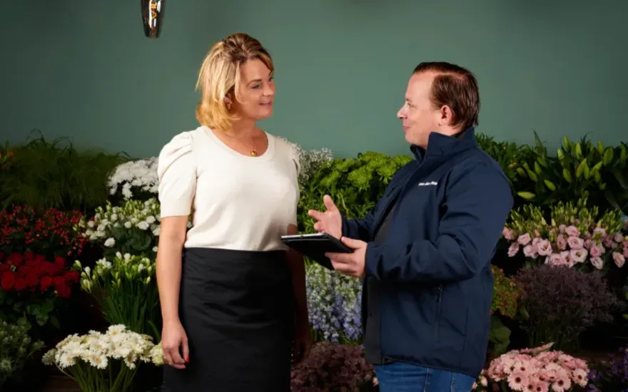 Florist und Handelsvertreter