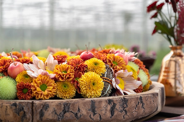 Chrysanthemen-Arrangement