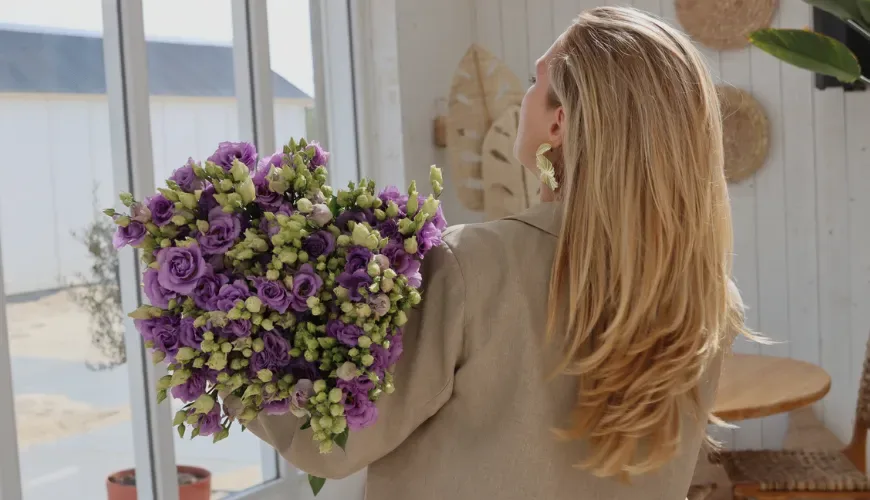 Lisianthus purple