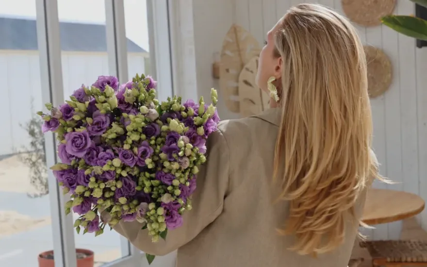 Lisianthus purple