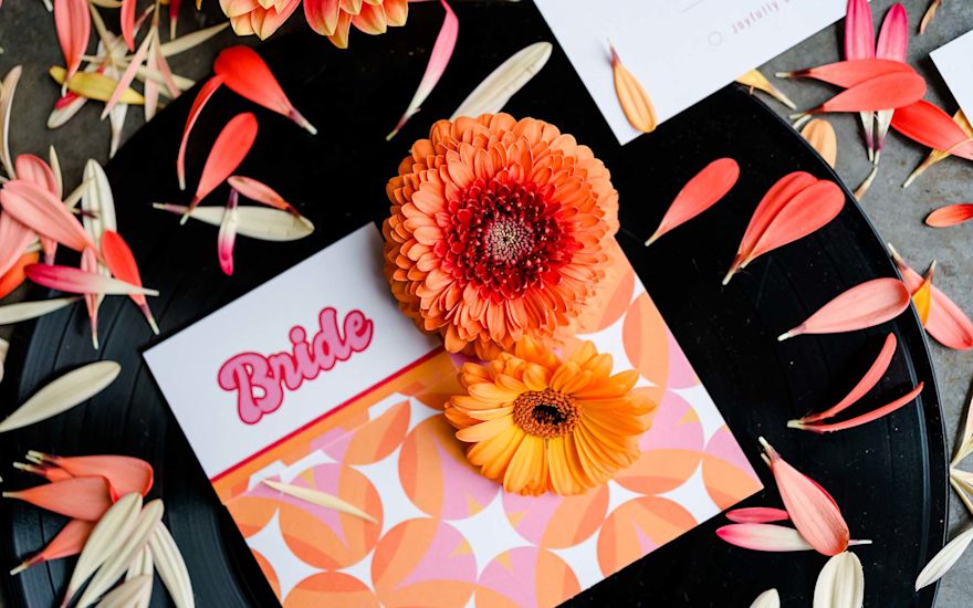 Van der Plas Wedding Gerbera Retro15