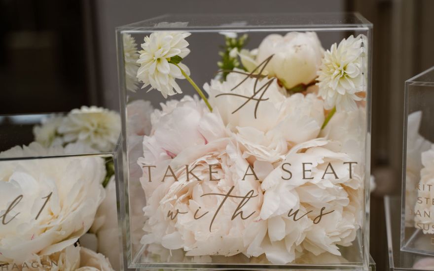 Peonies as wedding flower