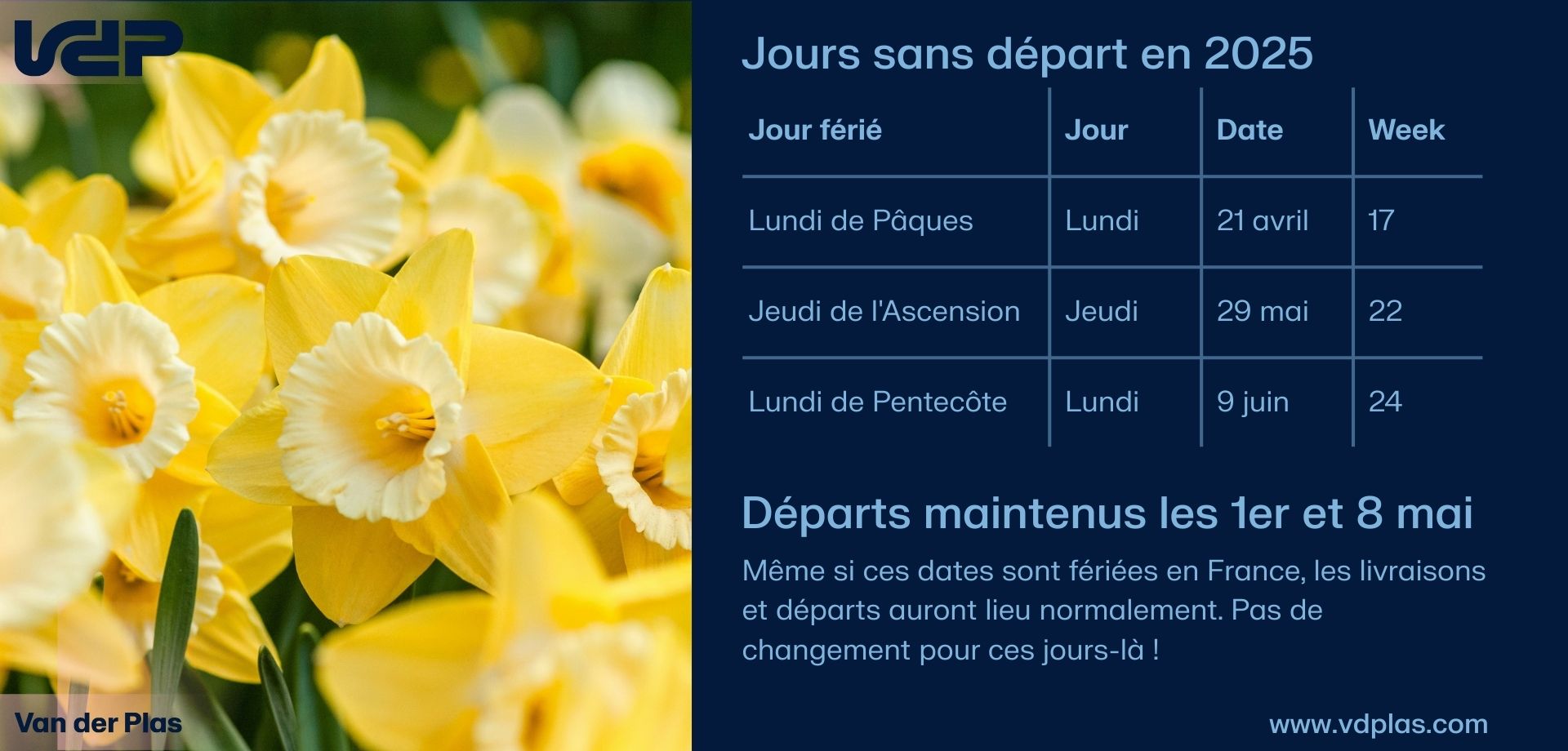 FR geen vertrekdagen g