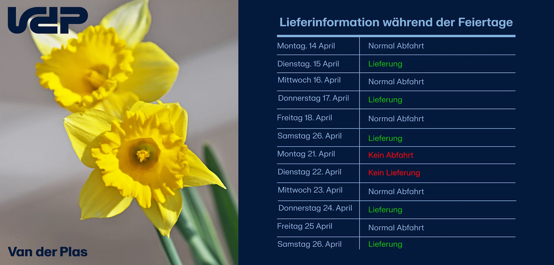 Leveringsinformatie de