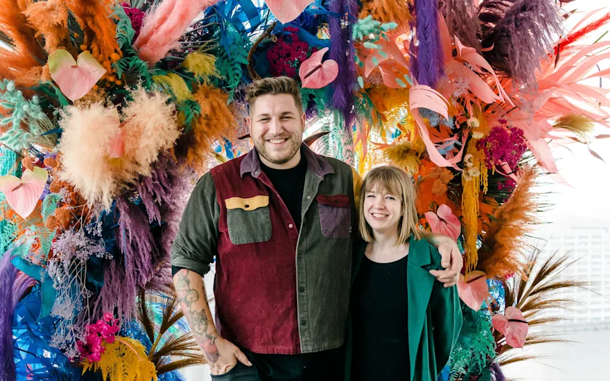 Van der Plas - Colorful wedding