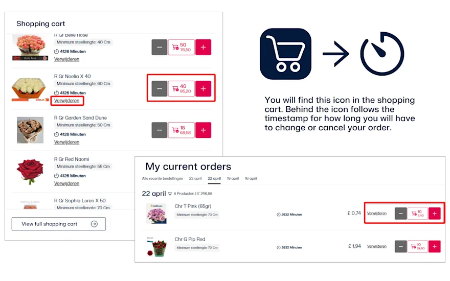 Bestelling wijzigen image