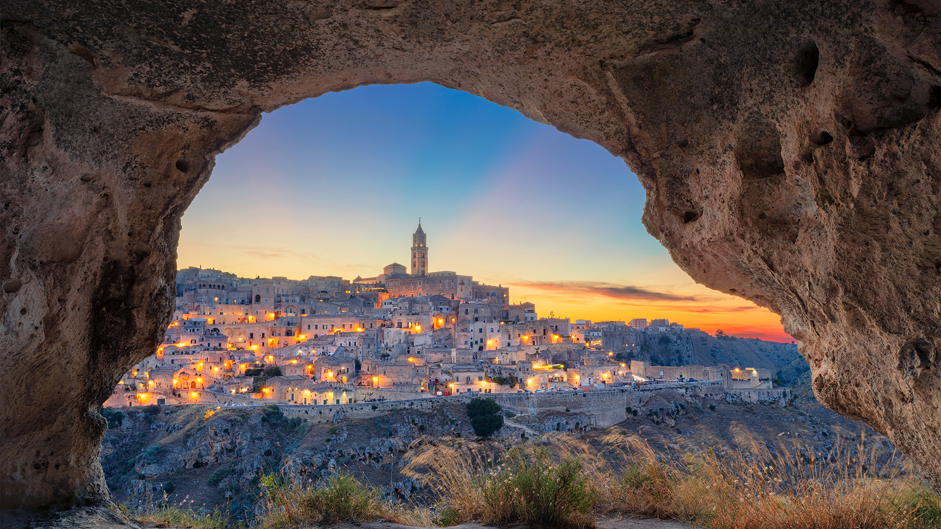 Visit Matera; an ancient cave city