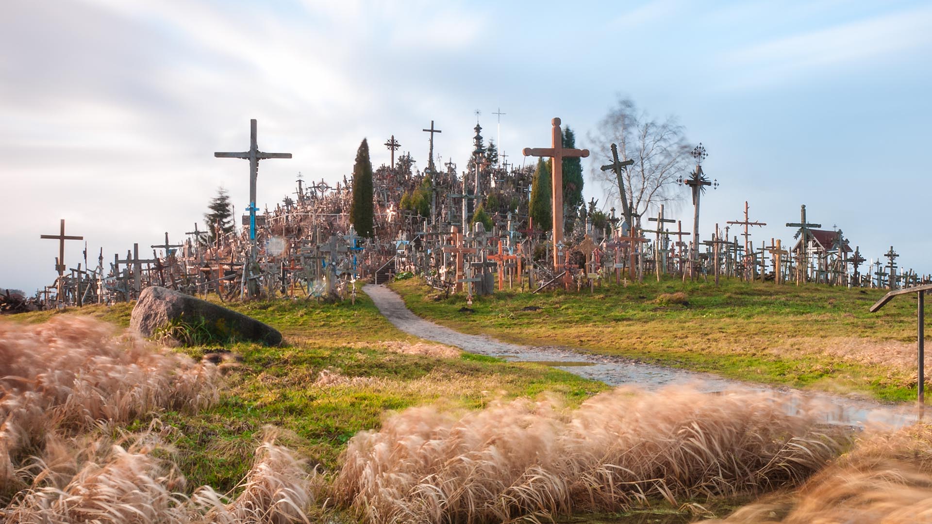 Famous-hill-of-crosses-near-Siauliai-Lithuania-Europe-guided-tour