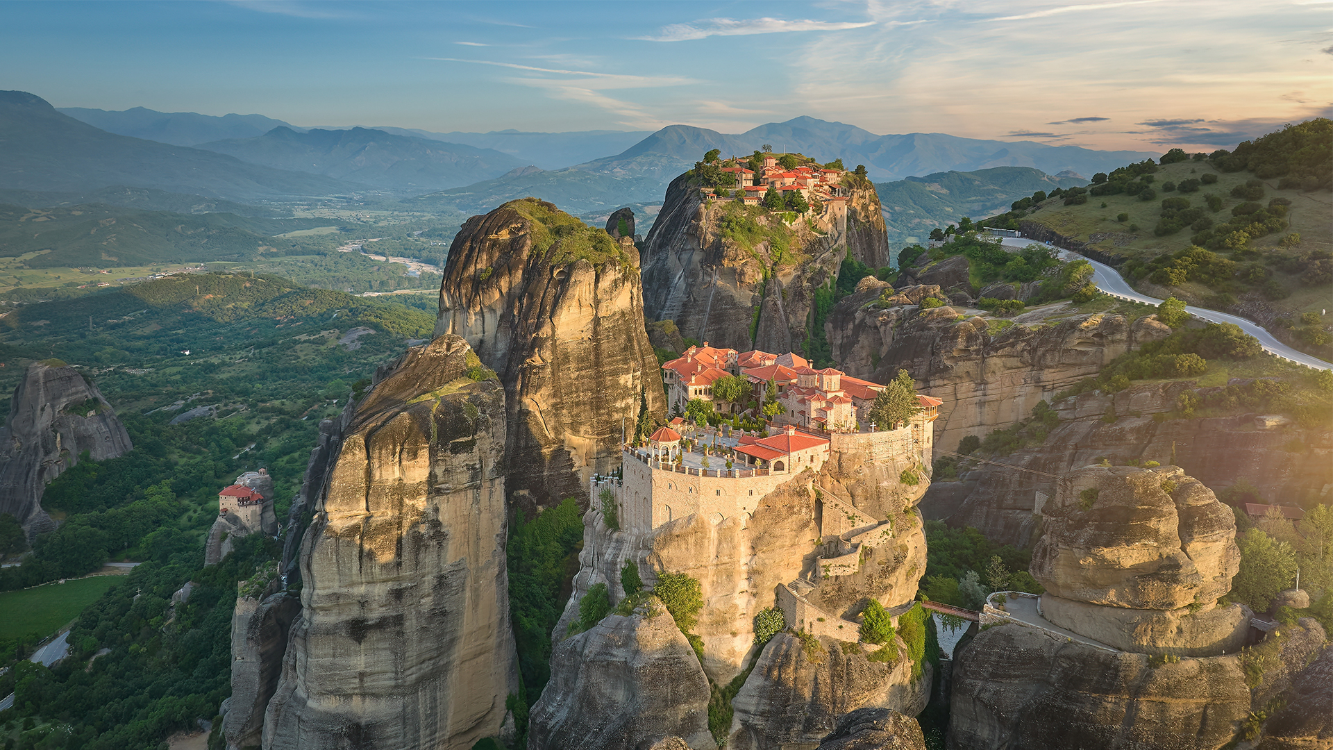 Marvel at the monasteries of Meteora