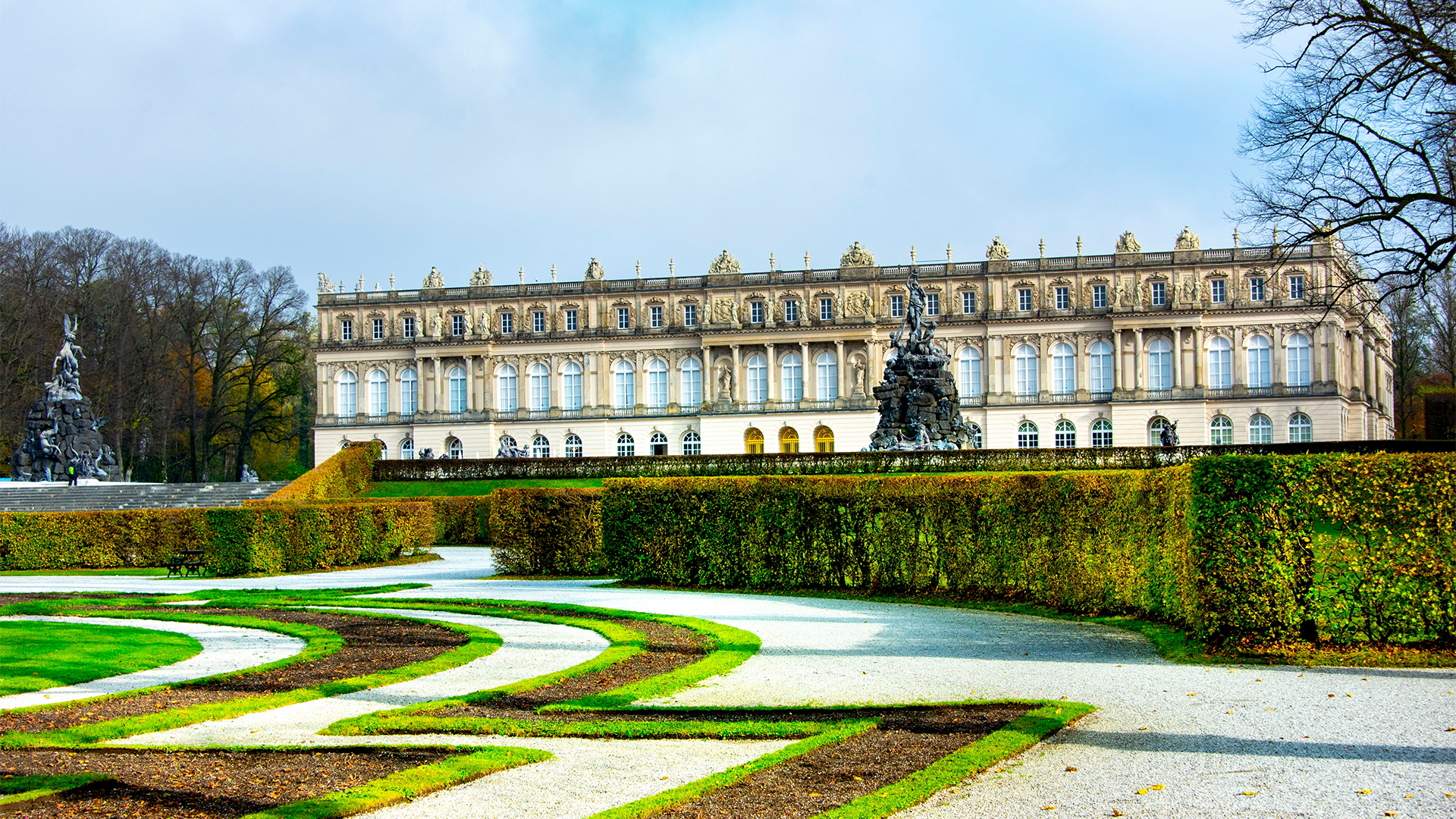 Marvel at the Herrenchiemsee Palace and Monastery