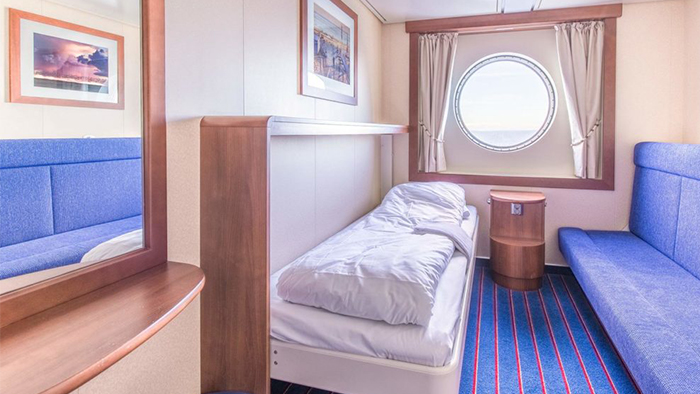 hirtshals-bergen-ferry-norway-scandinavia-tour-cabin