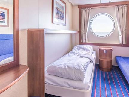 hirtshals-bergen-ferry-norway-scandinavia-tour-cabin