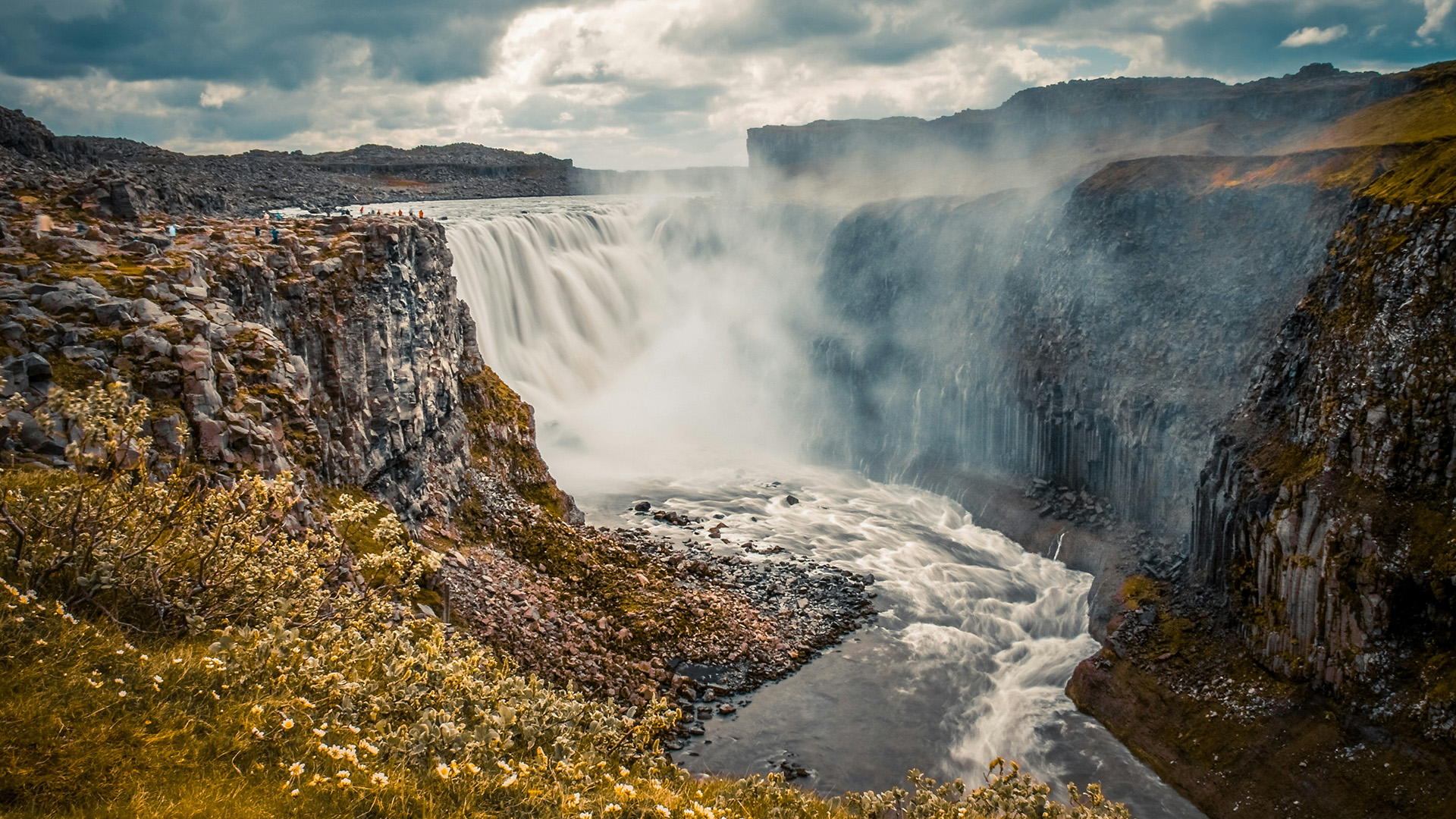 See the famous Dettifoss waterfall