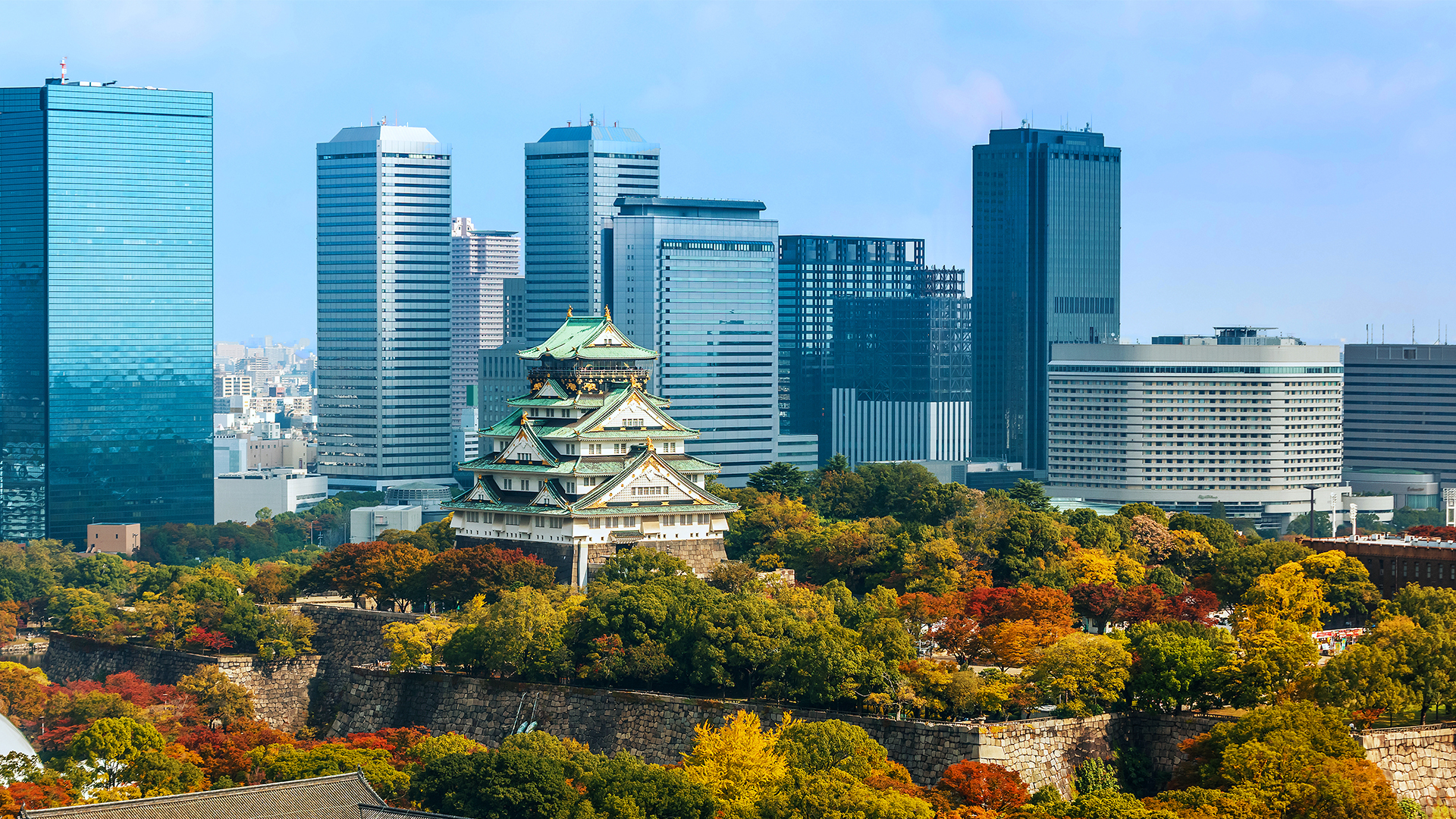 Osaka-Castle-in-Osaka-Japan