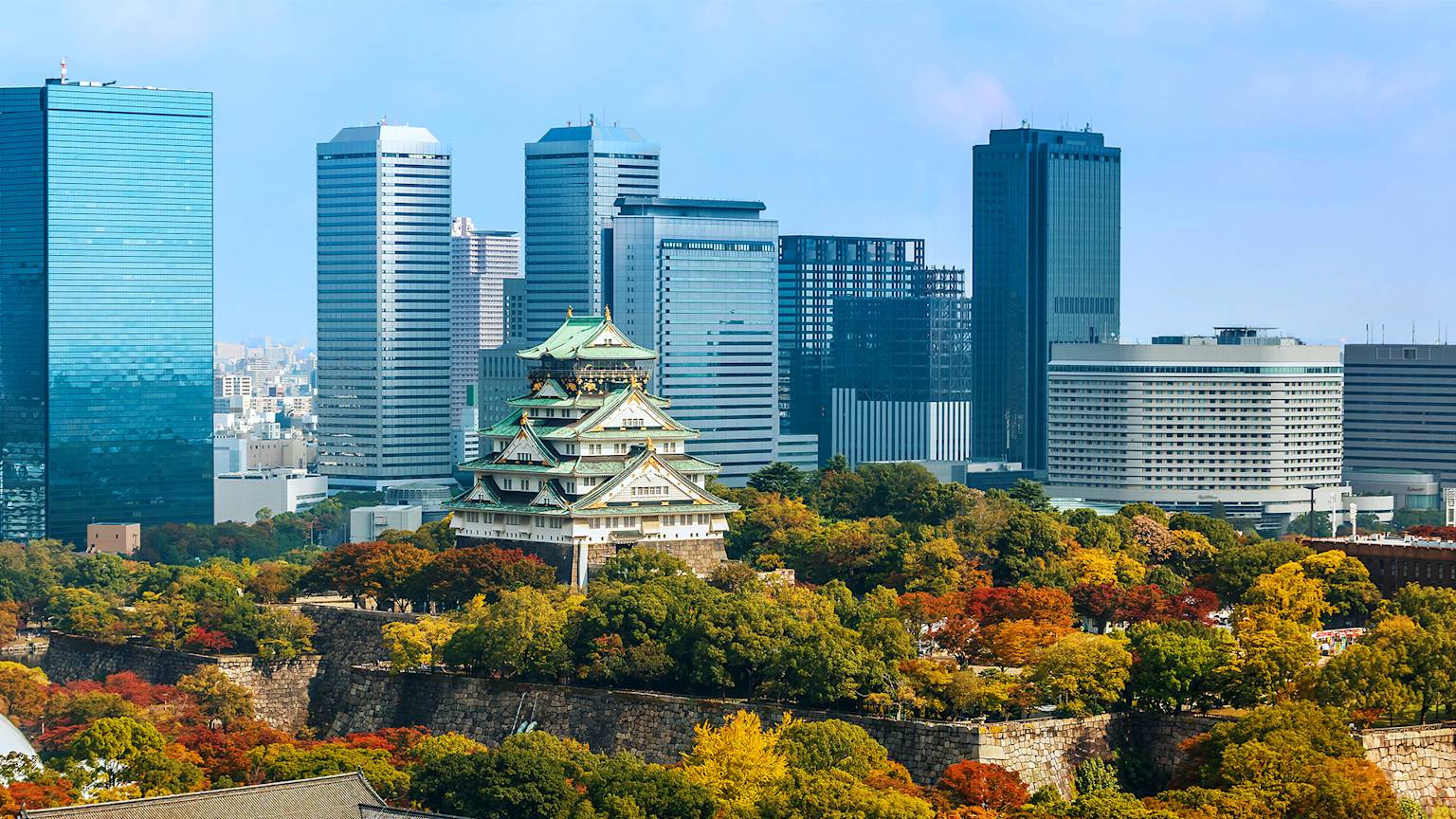 Osaka-Castle-in-Osaka-Japan