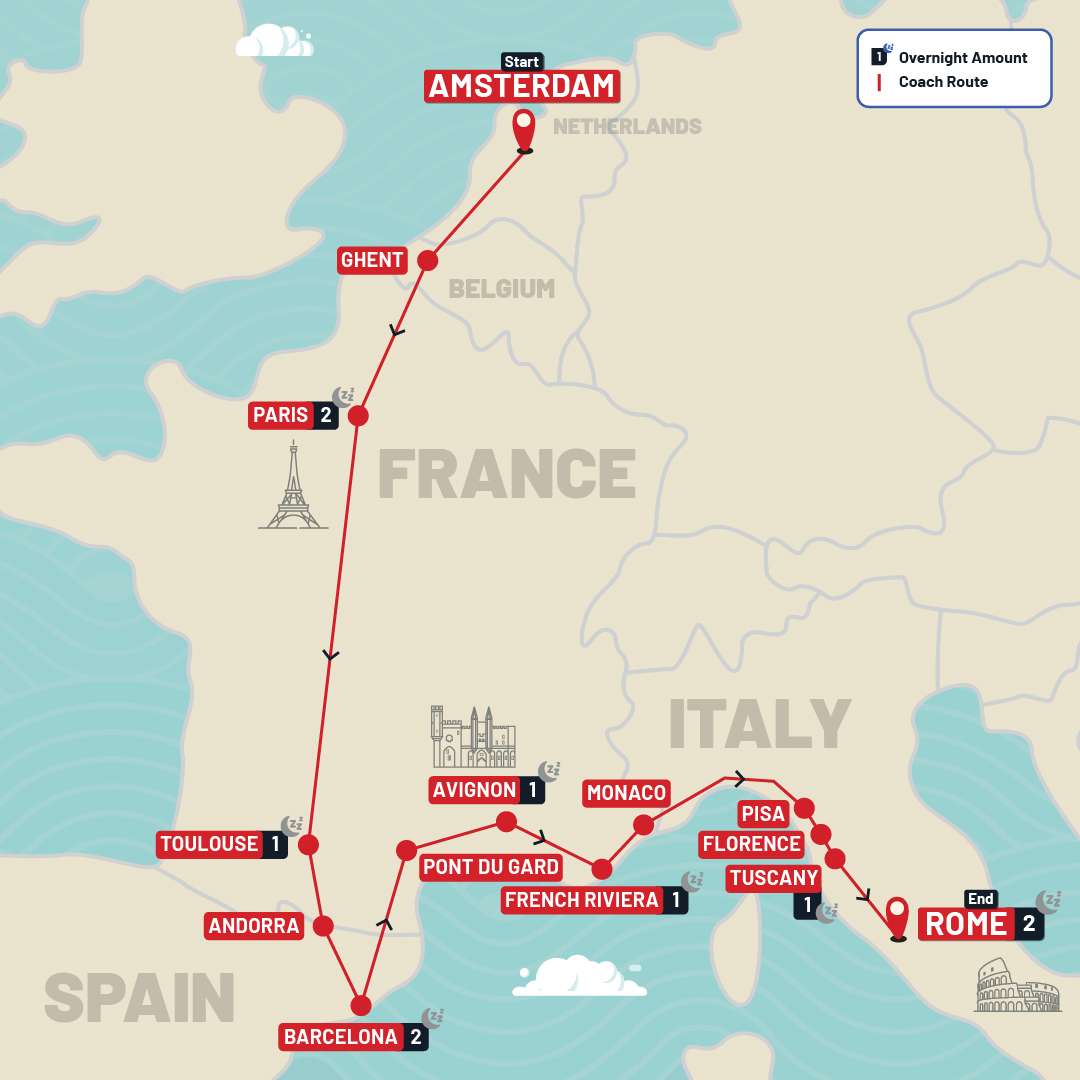 tour map