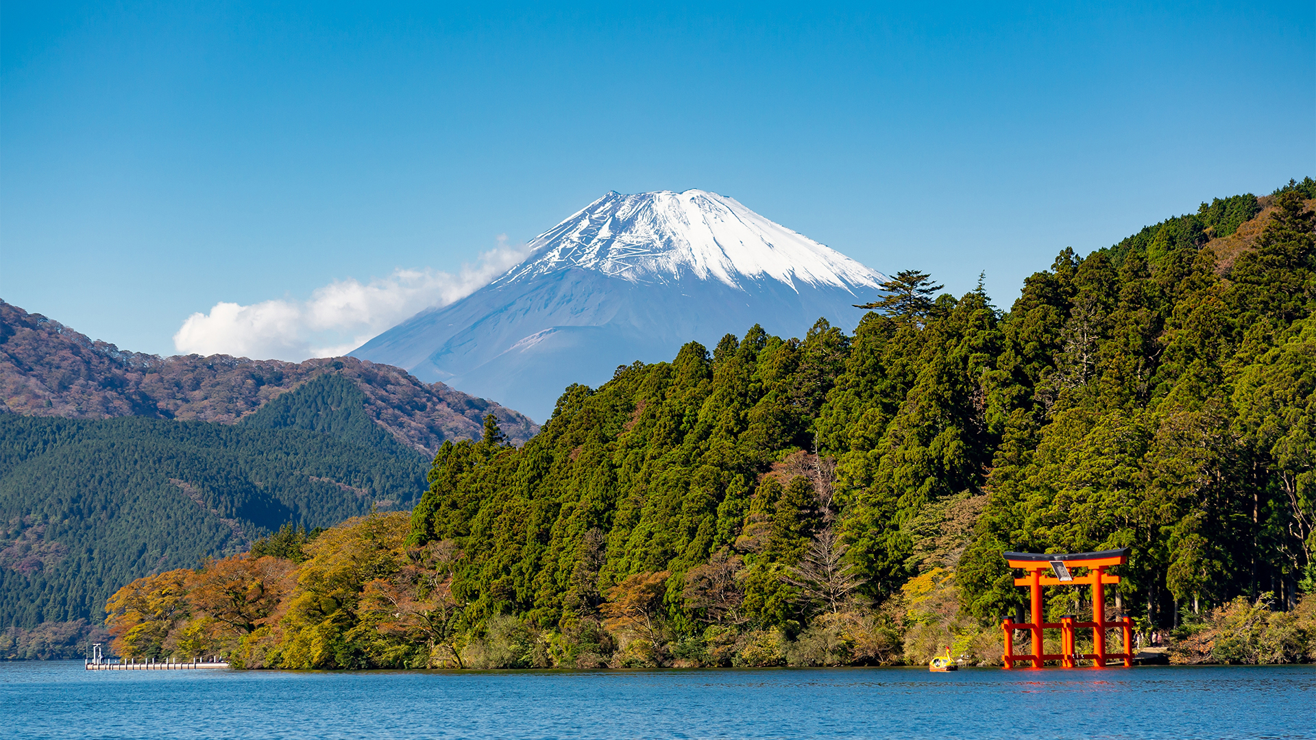 Snap pictures of Mount Fuji
