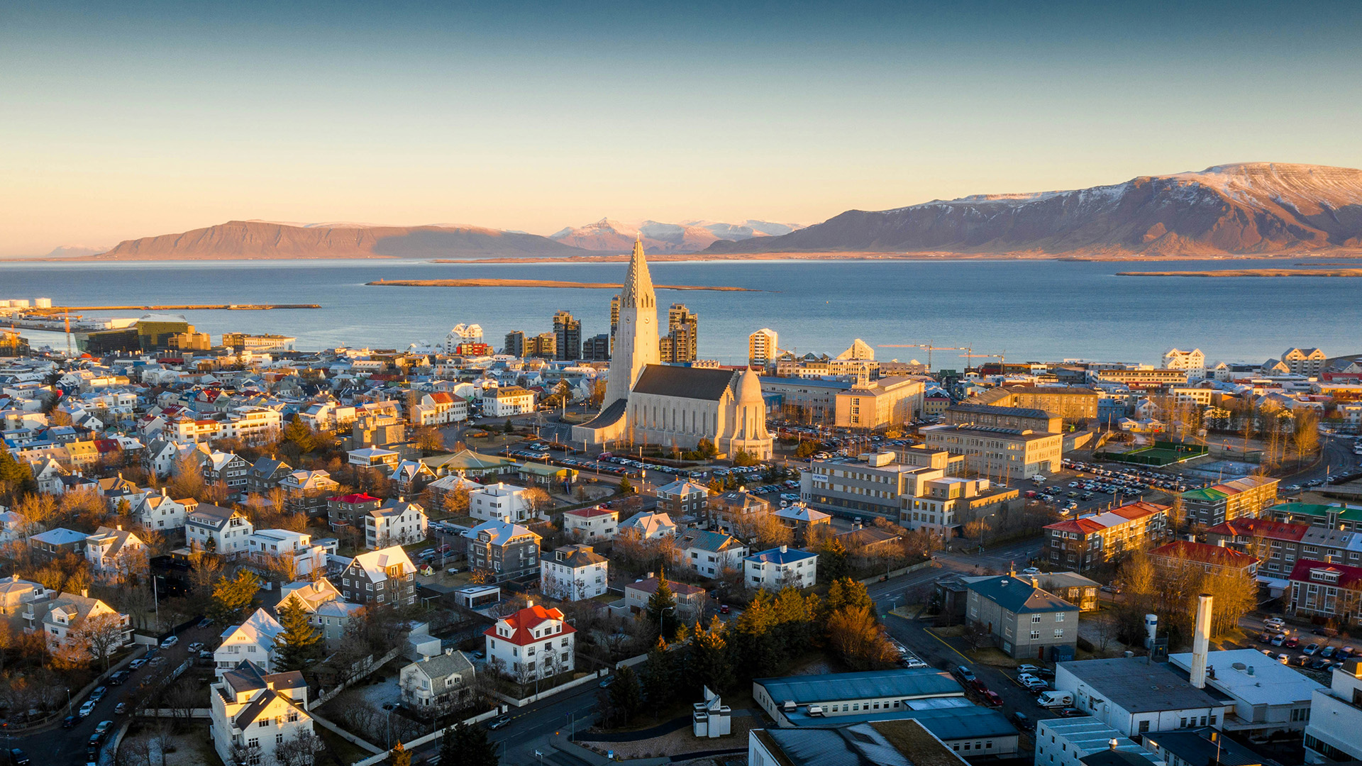 reykjavík-city-church-aerial-iceland