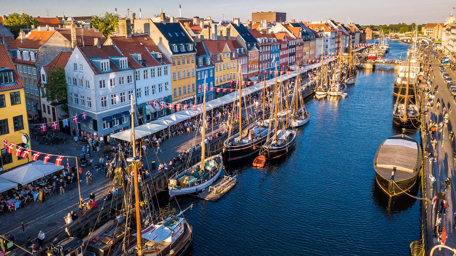 Copenhagen-Denmark-boats-in-sunset