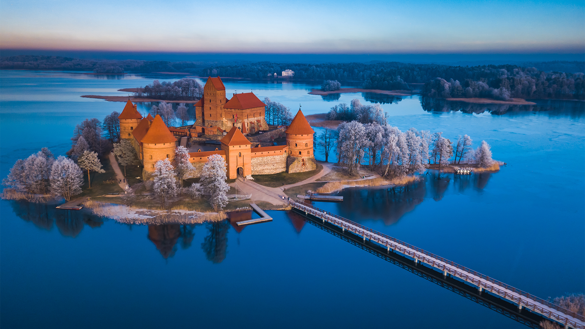 Marvel at the scenery in Trakai National Park