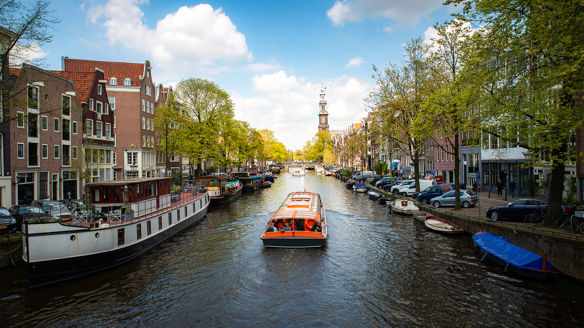 Cruise along the Amsterdam canals