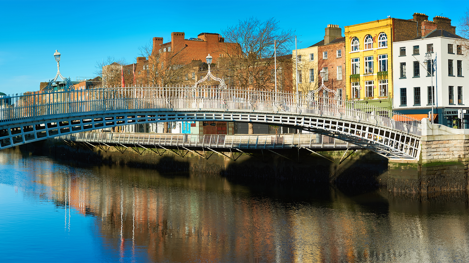 Dublin-Ha-penny-bridge-Ireland-water